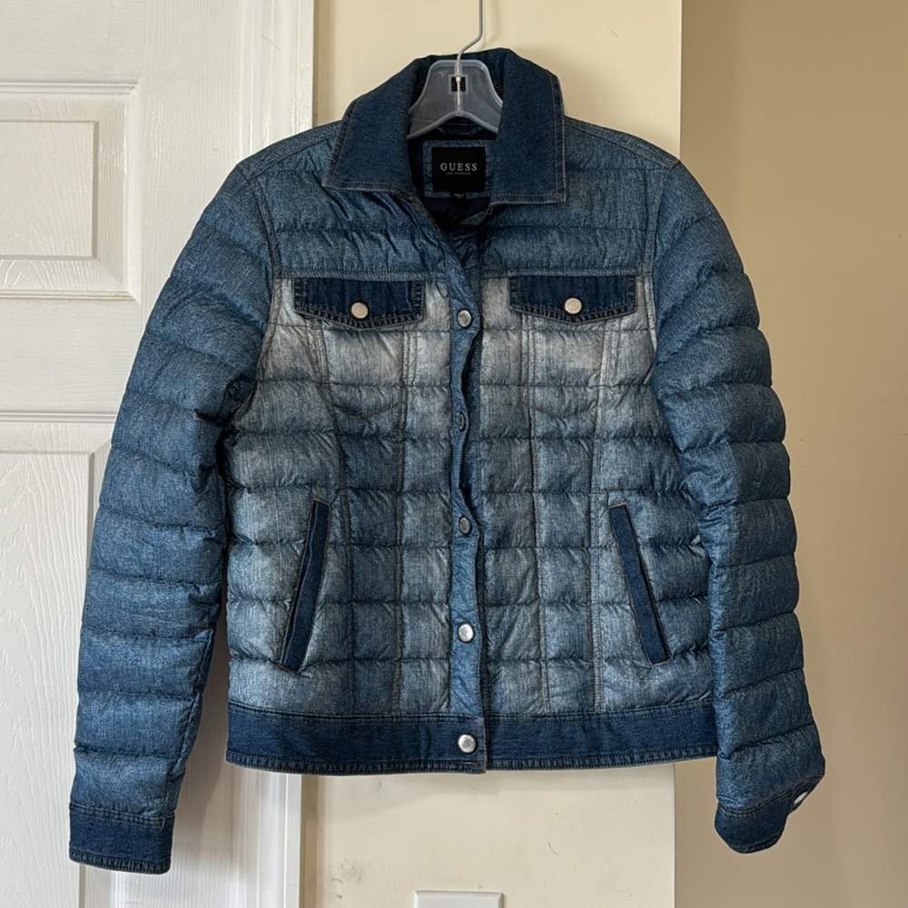 Guess Los Angeles Denim puffer jacket - Picture 5 of 13
